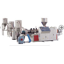 Wood plastic composite granulating machinery